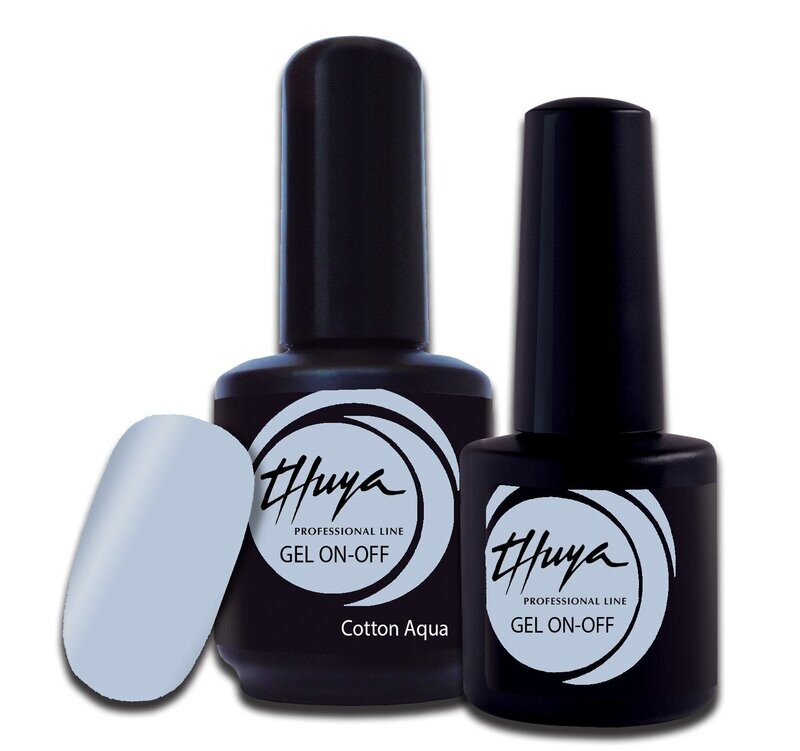 Smalto semipermanente Thuya - Gel ON OFF - 193 - Cotton aqua