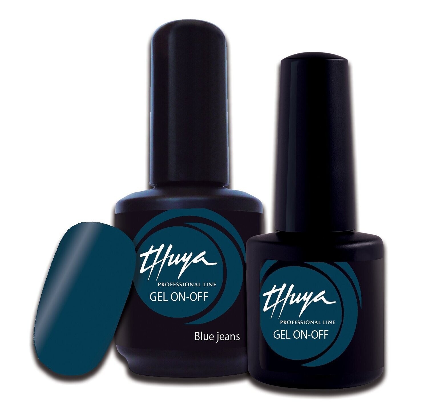 Smalto semipermanente Thuya - Gel ON OFF - 026 - Blue jeans, Formato: 7 ml