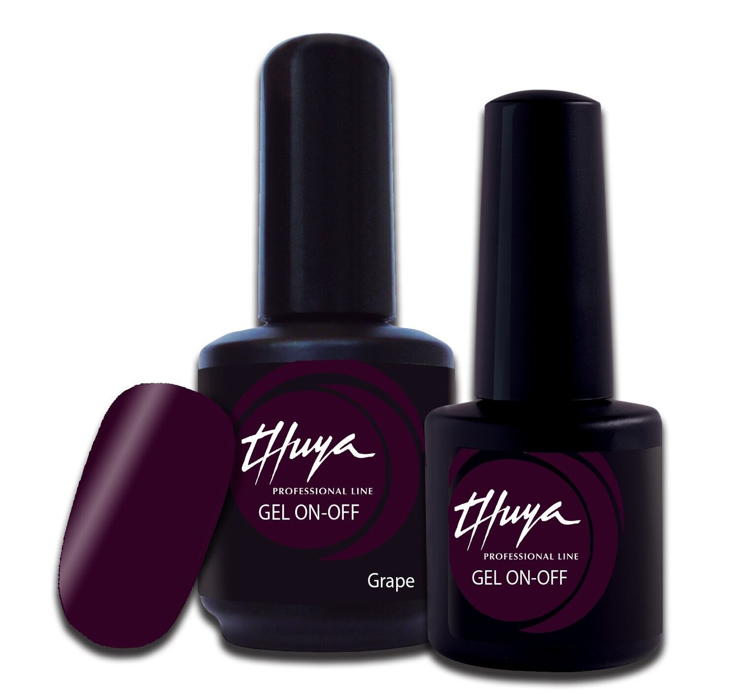 Smalto semipermanente Thuya - Gel ON OFF - 086 - Grape, Formato: 7 ml