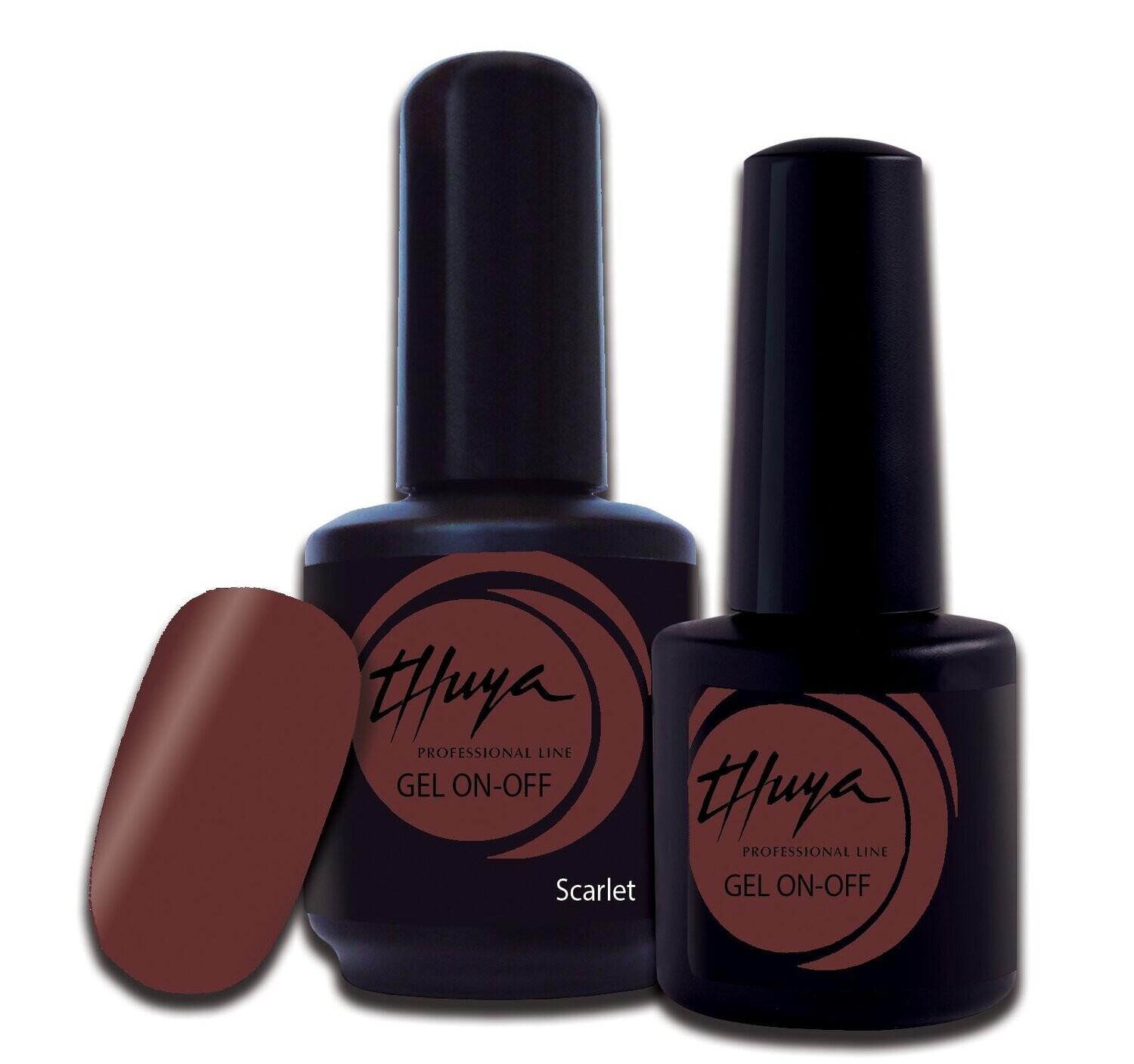 Smalto semipermanente Thuya - Gel ON OFF - 087 - Scarlet, Formato: 7 ml