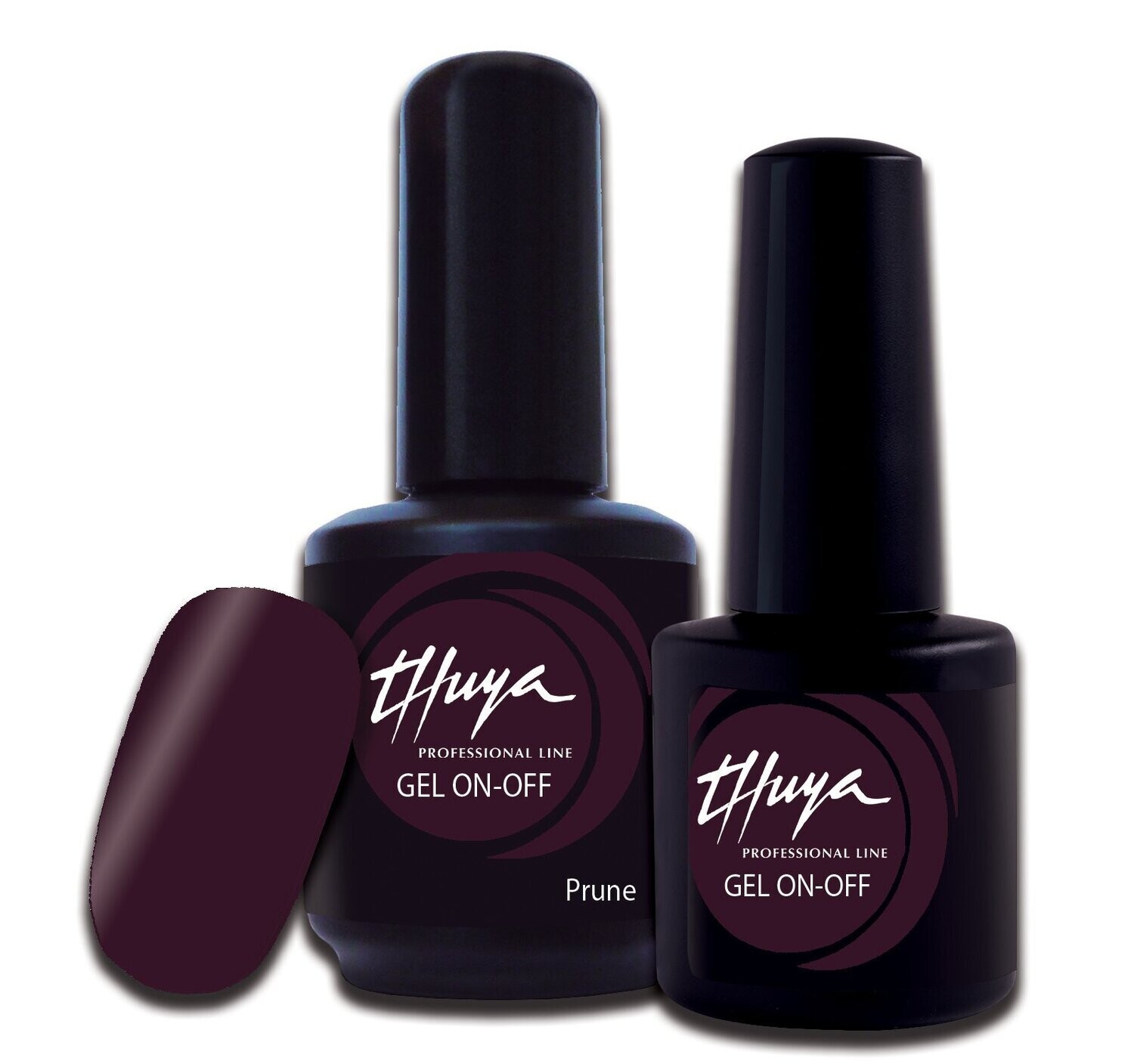 Smalto semipermanente Thuya - Gel ON OFF - 084 - Prune, Formato: 7 ml