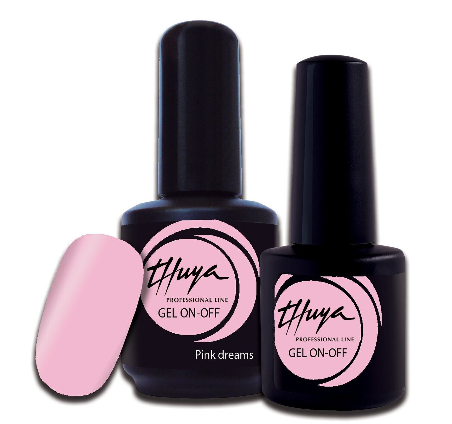 Smalto semipermanente Thuya - Gel ON OFF - 136 - Pink dreams, Formato: 7 ml