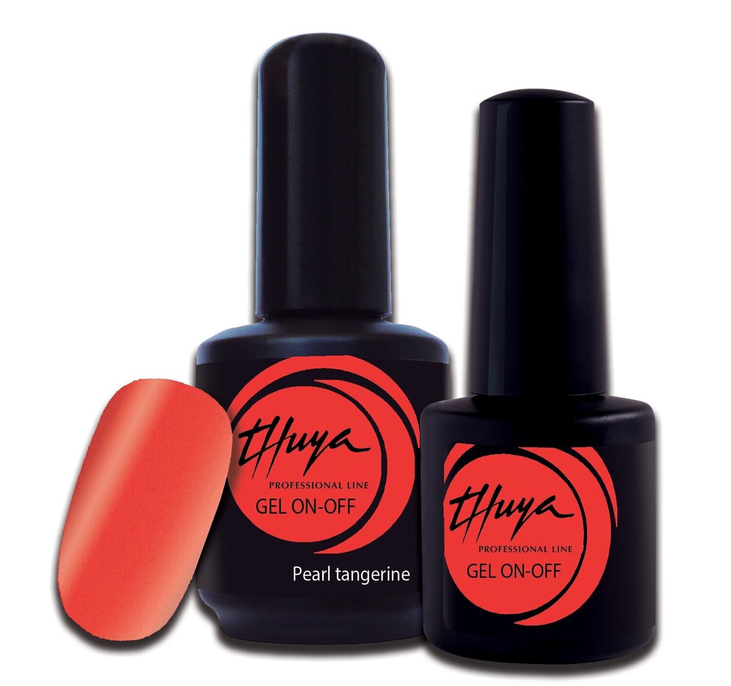 Smalto semipermanente Thuya - Gel ON OFF - 152- Pearl tangerine, Formato: 7 ml