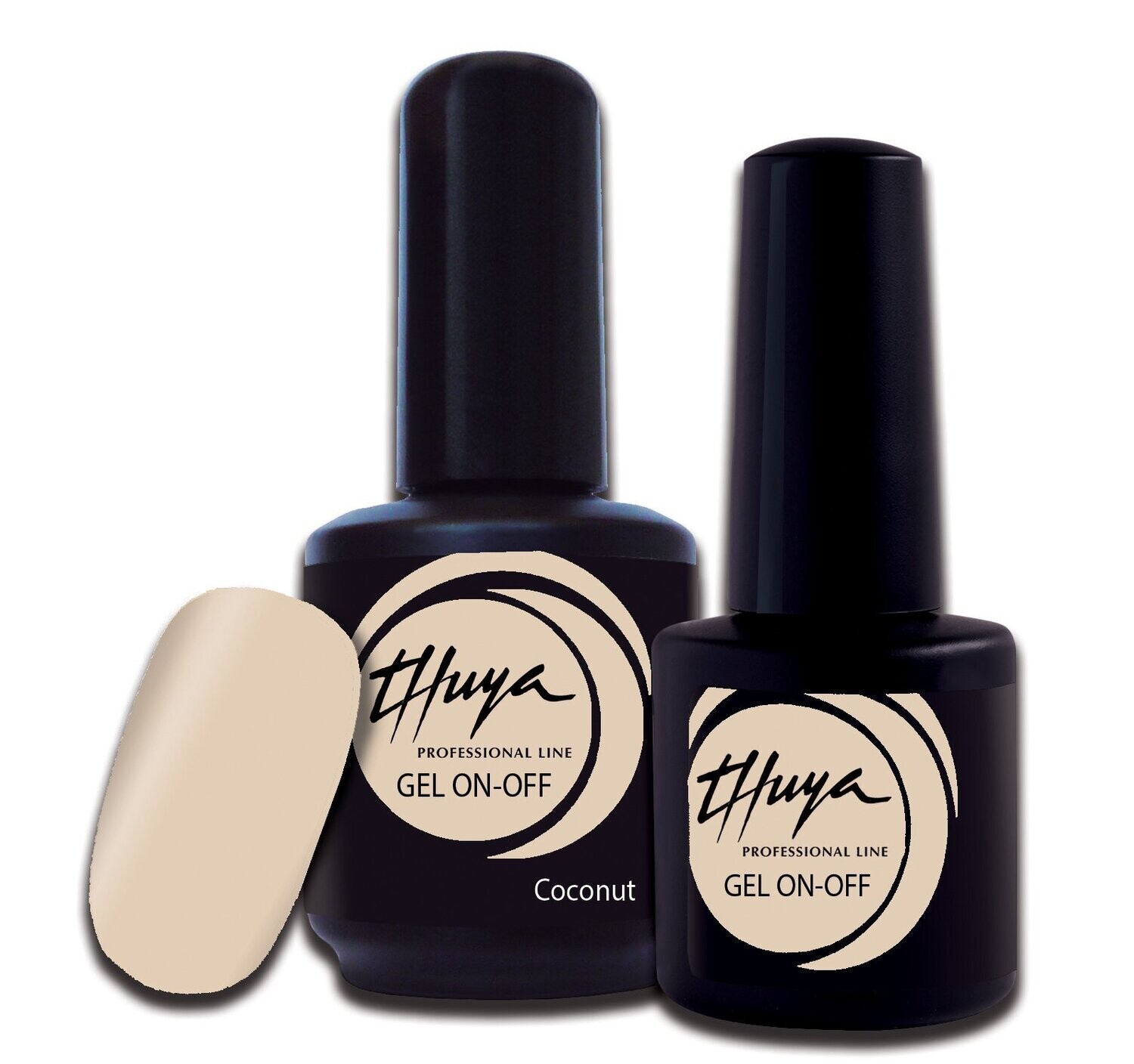 Smalto semipermanente Thuya - Gel ON OFF - 122 - Coconut, Formato: 7 ml