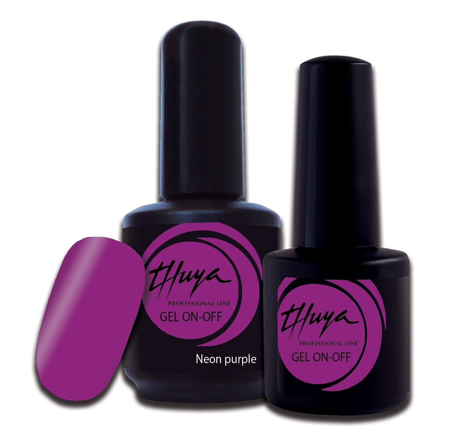 Smalto semipermanente Thuya - Gel ON OFF - 126 - Neon purple, Formato: 7 ml