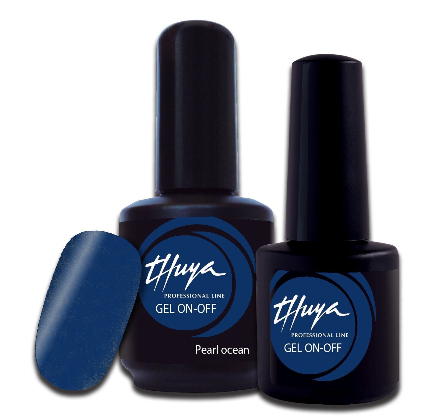 Smalto semipermanente Thuya - Gel ON OFF - 153- Pearl ocean, Formato: 7 ml