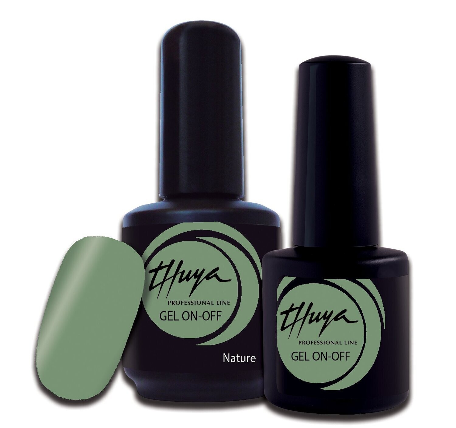 Smalto semipermanente Thuya - Gel ON OFF - 166- Nature, Formato: 7 ml