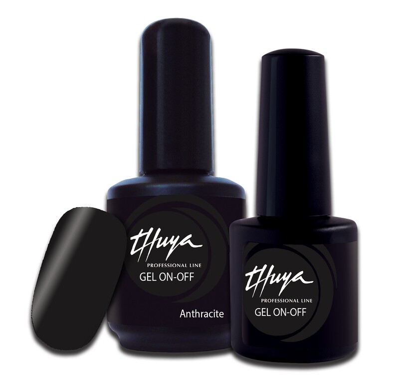 Smalto semipermanente Thuya - Gel ON OFF - 200 - Anthracite