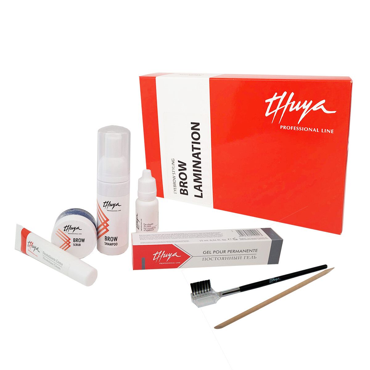 Kit Brow Lamination - Eyebrow styling Thuya
