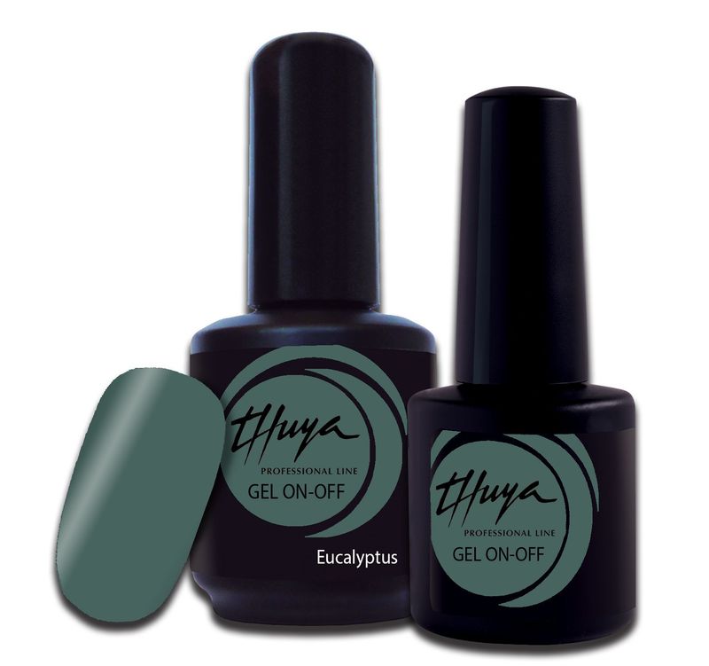 Smalto semipermanente Thuya - Gel ON OFF - 212 - Eucaliptus