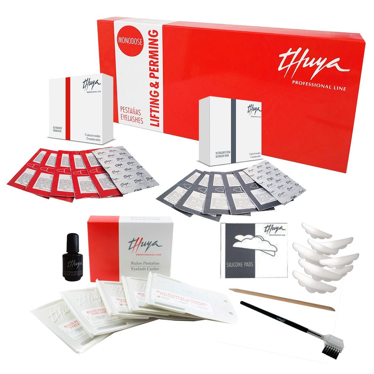 Kit Lifting & Perming Eyelashes monodose (12) - Thuya