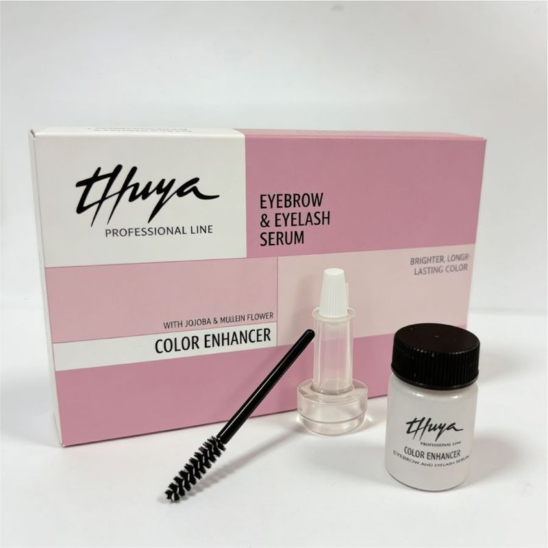 EYEBROW & EYELASH SERUM – COLOR ENHANCER Con Jojoba e Fiore di Verbasco