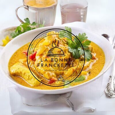 Curry jaune de poisson