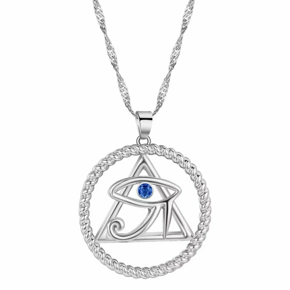 'Sonnengott/ Auge Gottes' - Ketten, Variante: Auge Gottes, Silber