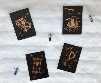 Einzigartige Lenormand 2.0 Karten mit 14K Golddruck + Erlaubnis für Social Media