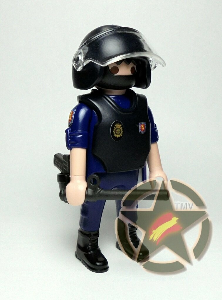 Playmobil Customizado del Cuerpo Nacional de Policía de la UIP