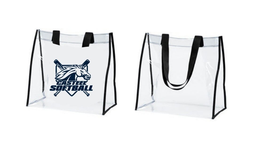 Casteel Softball Clear Tote