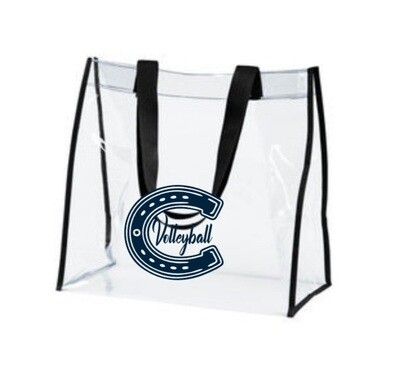 Volleyball Clear Tote