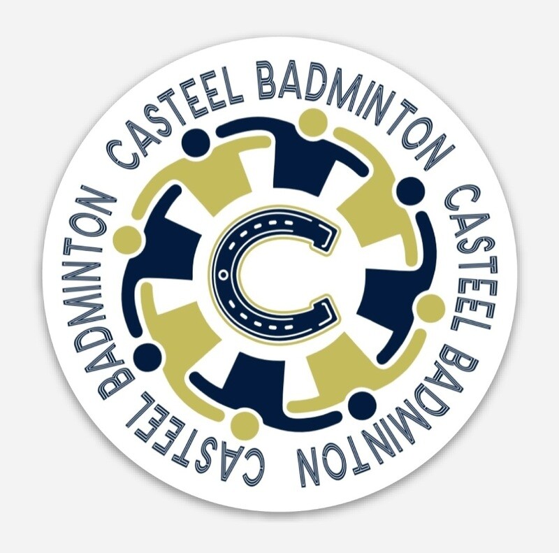 Casteel Badminton Decal 3x3