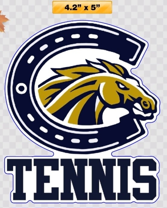 Casteel Tennis 5 inch Decal