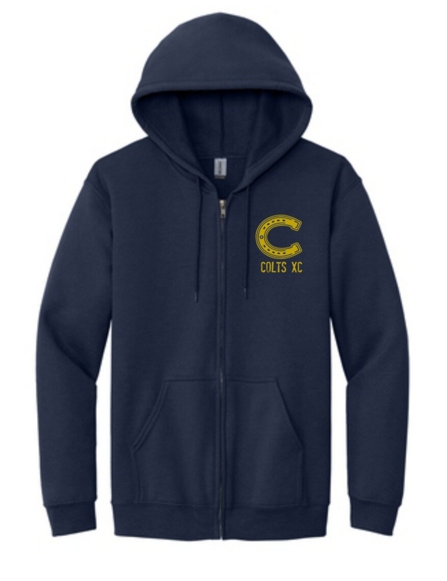 Casteel Cross Country Adult Heavy Blend Full Zip Hooded Sweatshirt
