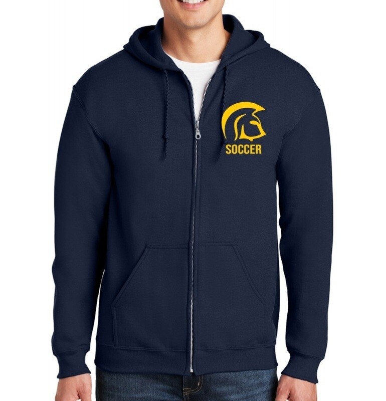 Sossaman Soccer Adult Heavy Blend Full Zip Hooded Sweatshirt