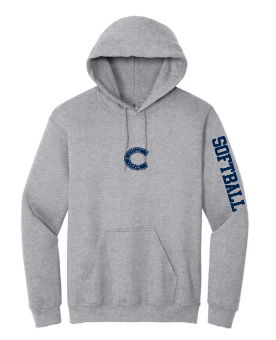Casteel Softball Hoodie Sleeve
