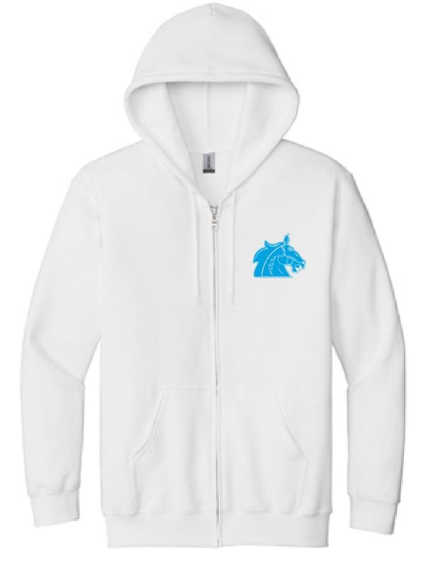 BFHS Softball Adult Heavy Blend Full Zip Hooded Sweatshirt