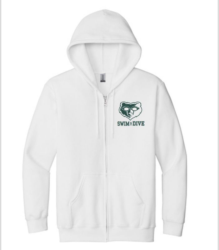 BB S&amp;D Adult Heavy Blend Full Zip Hooded Sweatshirt