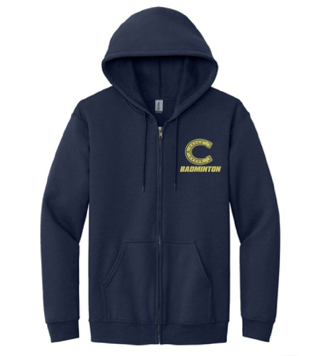 Casteel Badminton Adult Heavy Blend Full Zip Hooded Sweatshirt