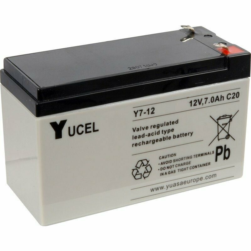 12v 7A/H Yucel Battery