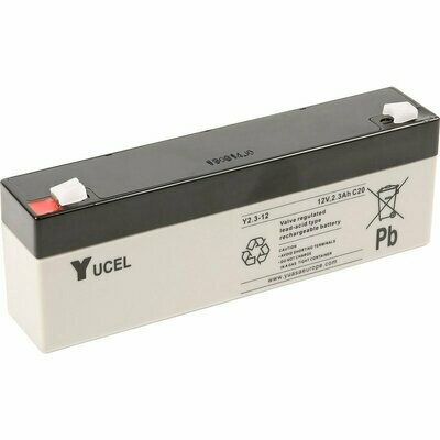 12v 2.3A/H Yucel Battery