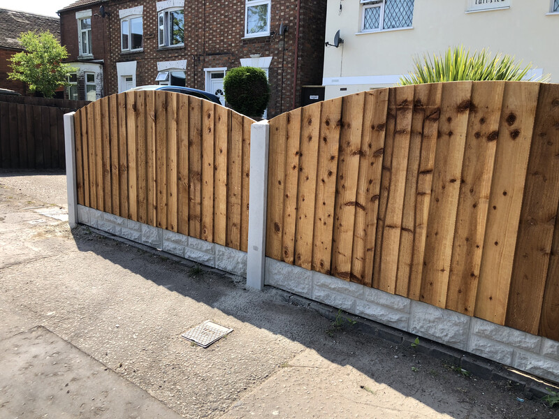 Feather Edge Panels (bowed)