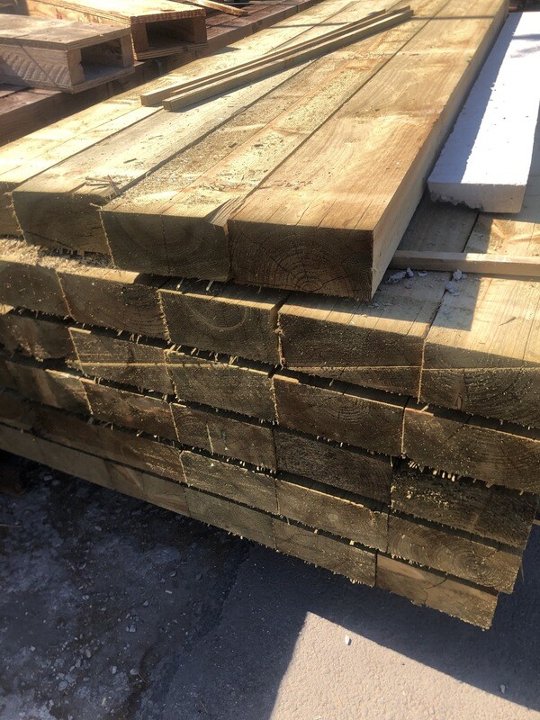 8x4 x 2.4 Mtr Sleepers Green