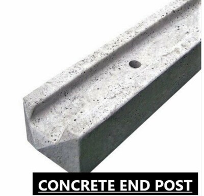 Medium Cast Concrete Slot-In End Posts