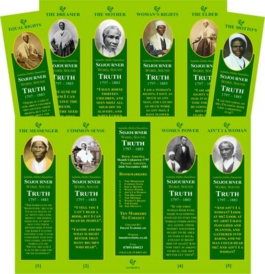 Sojourner Truth Book Markers (Set of 10)