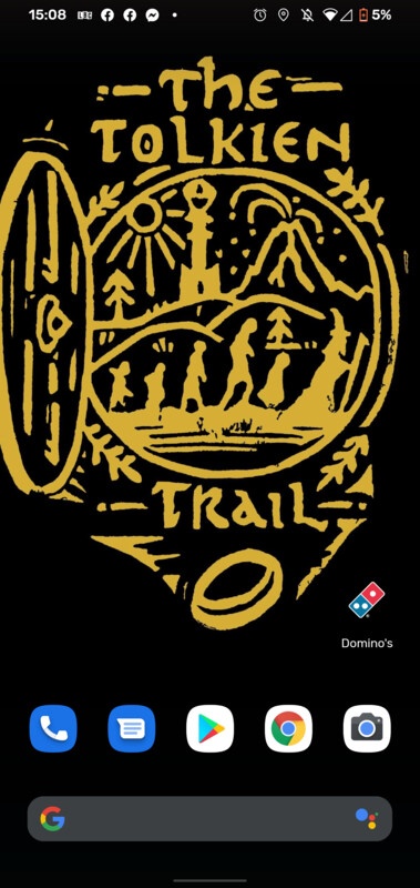 Tolkien Trail Phone Screen Wallpaper