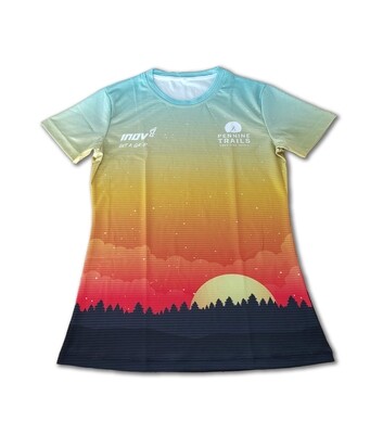 Pennine Trails - Red Sunset Skies Running T-Shirt