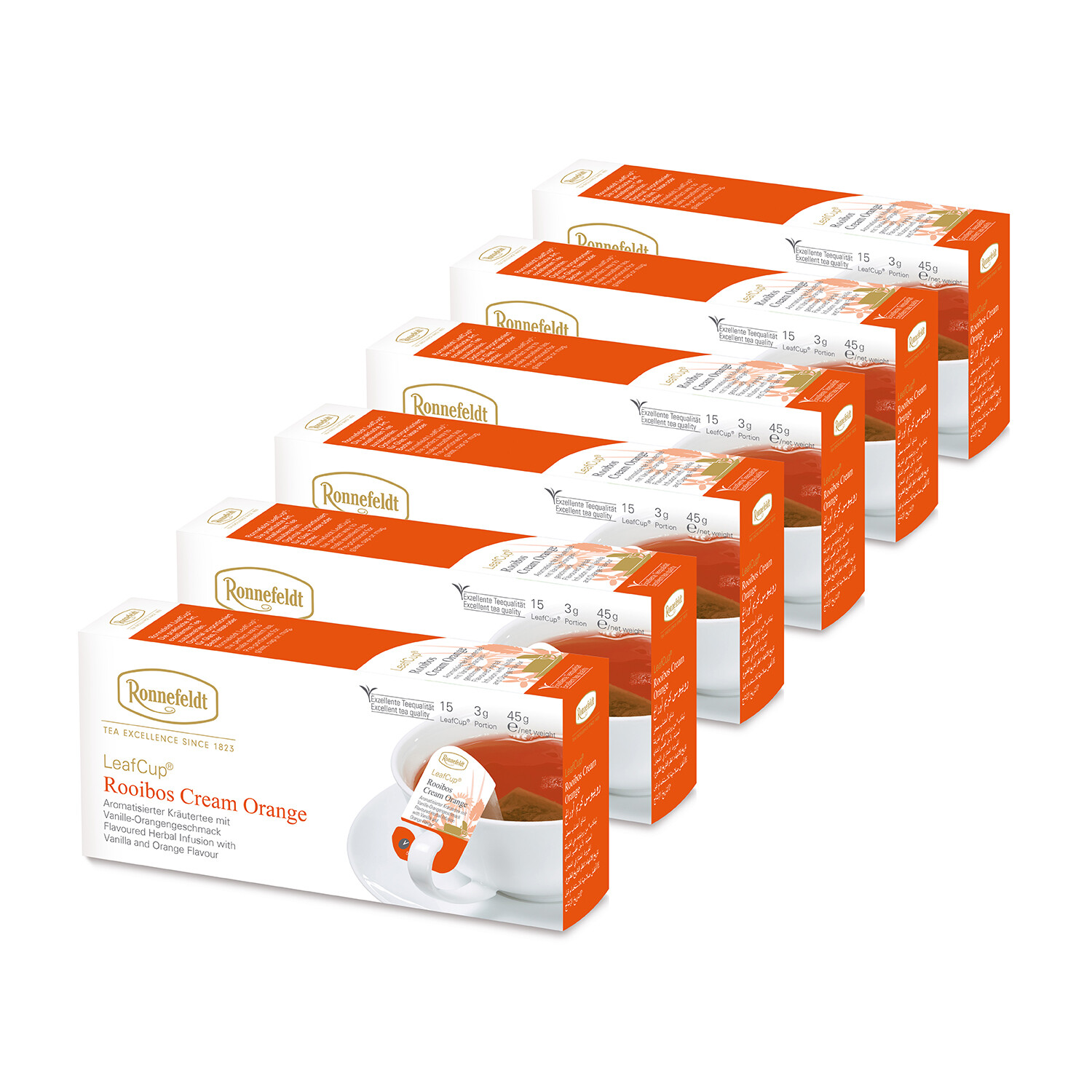 Ronnefeldt Leafcup Rooibos Cream Orange