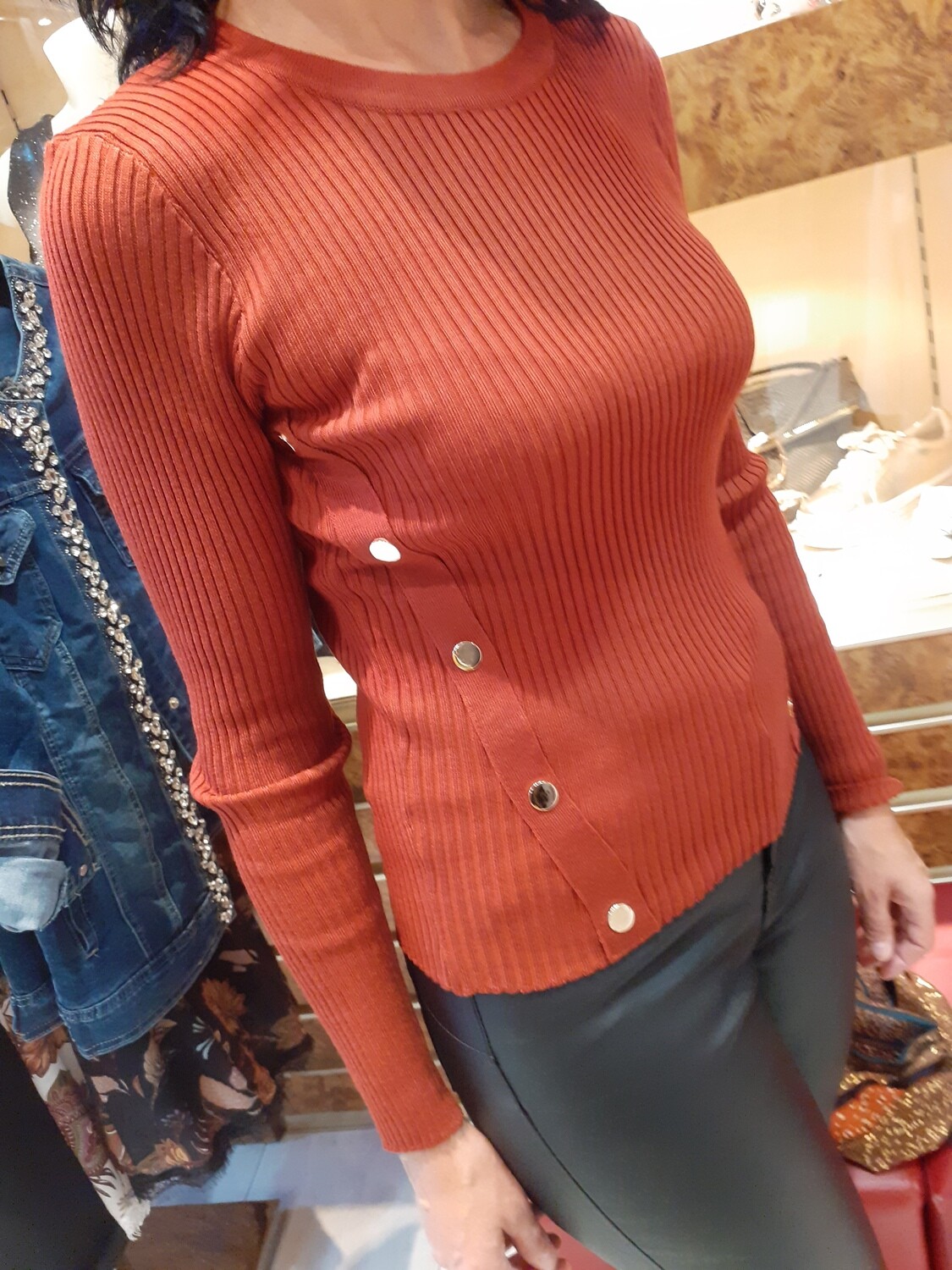 Pull Kira rouille