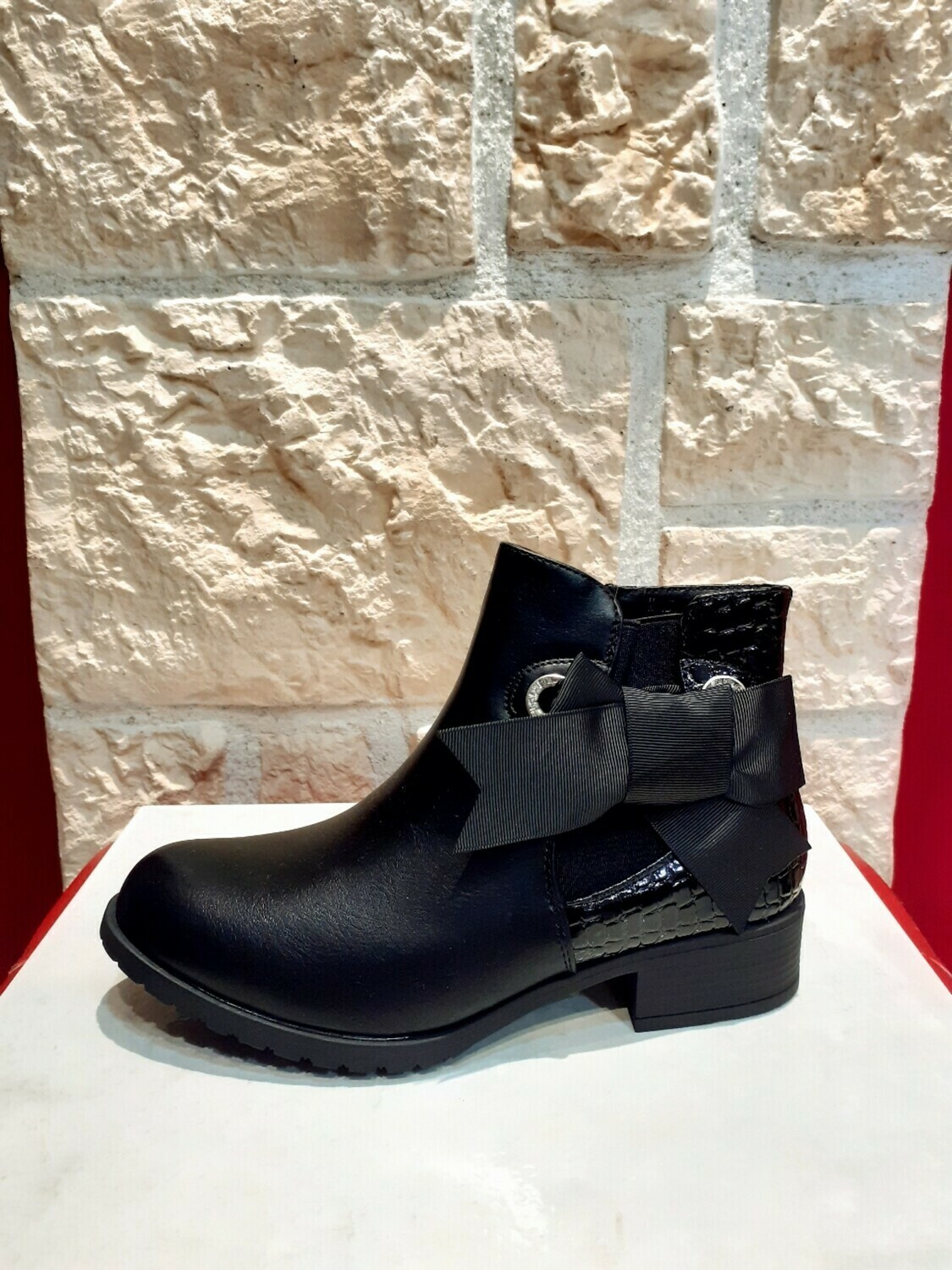 Bottines Noeud noir