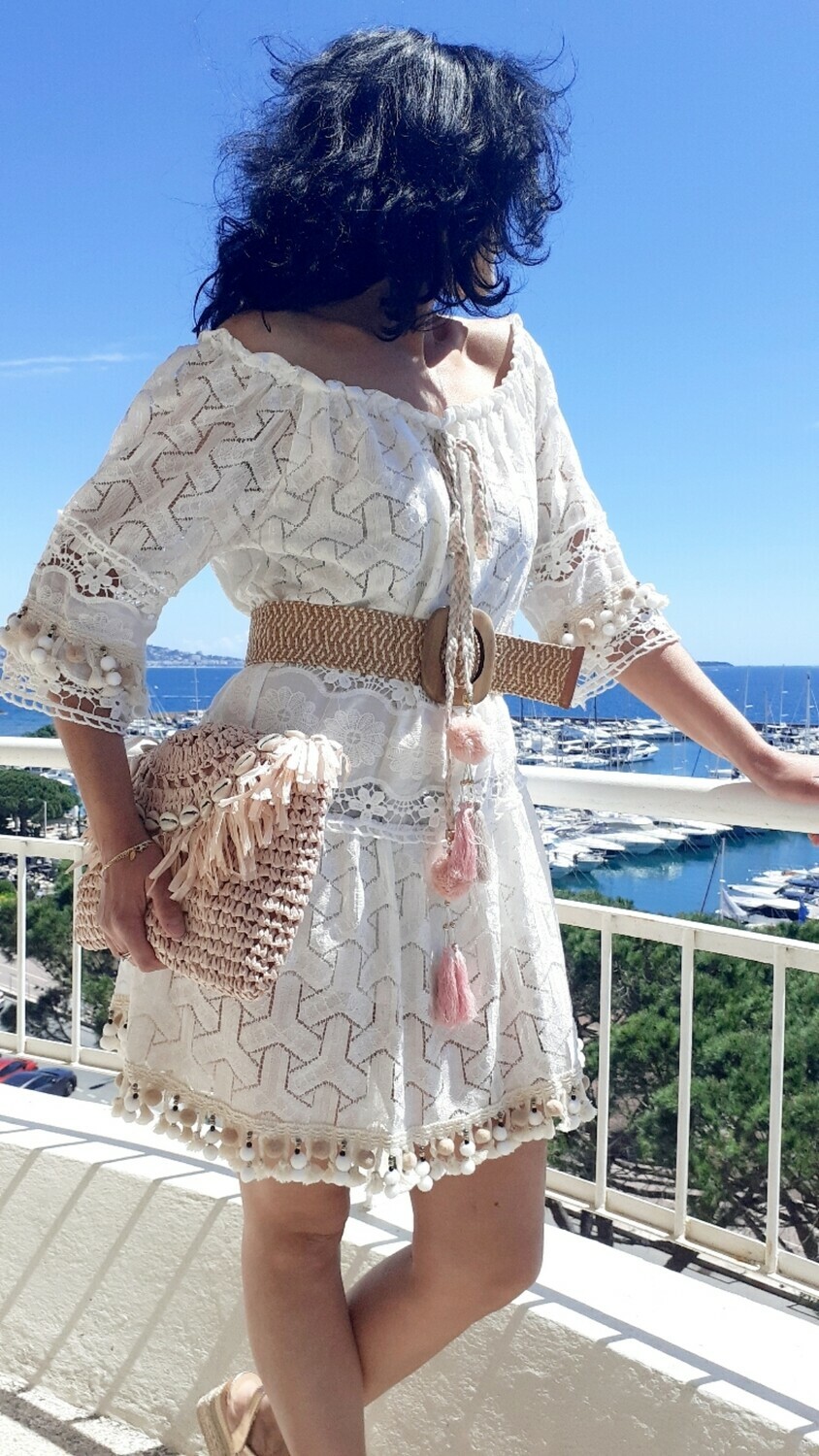 Robe Katia bohème blanc