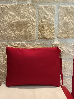 Pochette indienne rouge