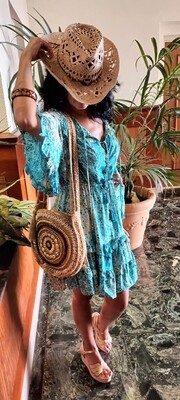 Robe courte Brenda imprimé 