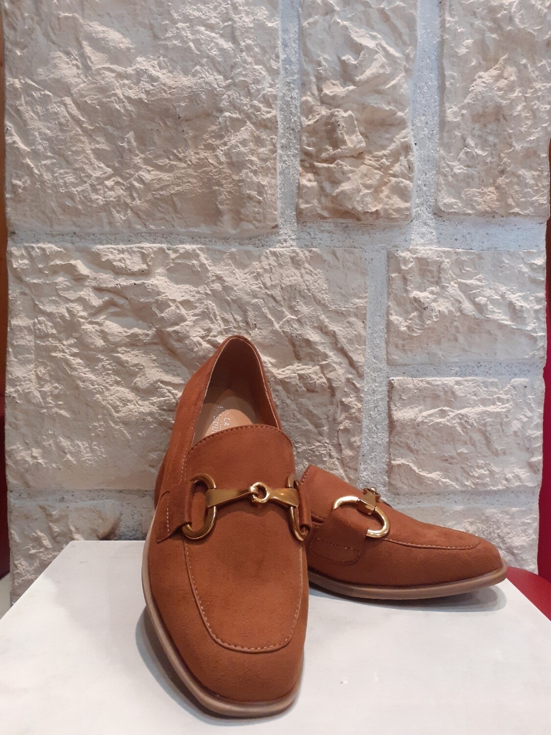 Mocassin Giulia camel 