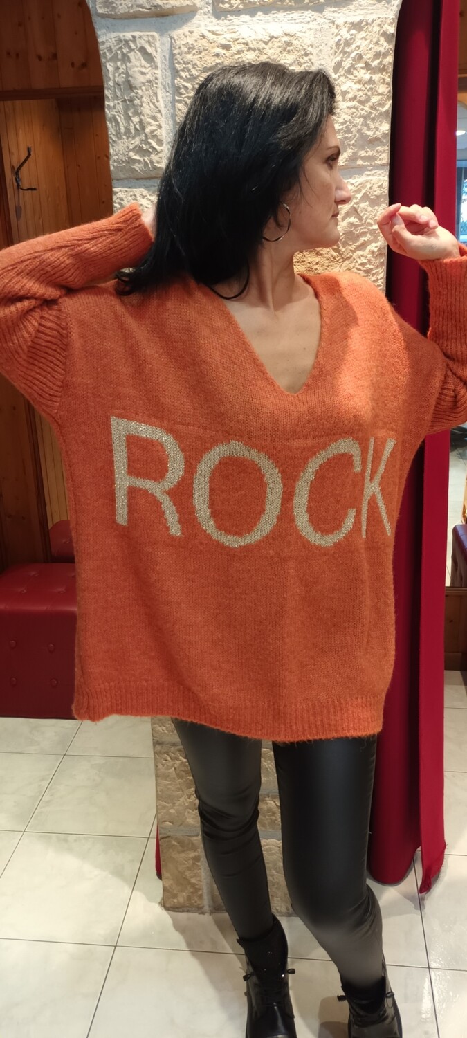 Pull Rock oversize orange