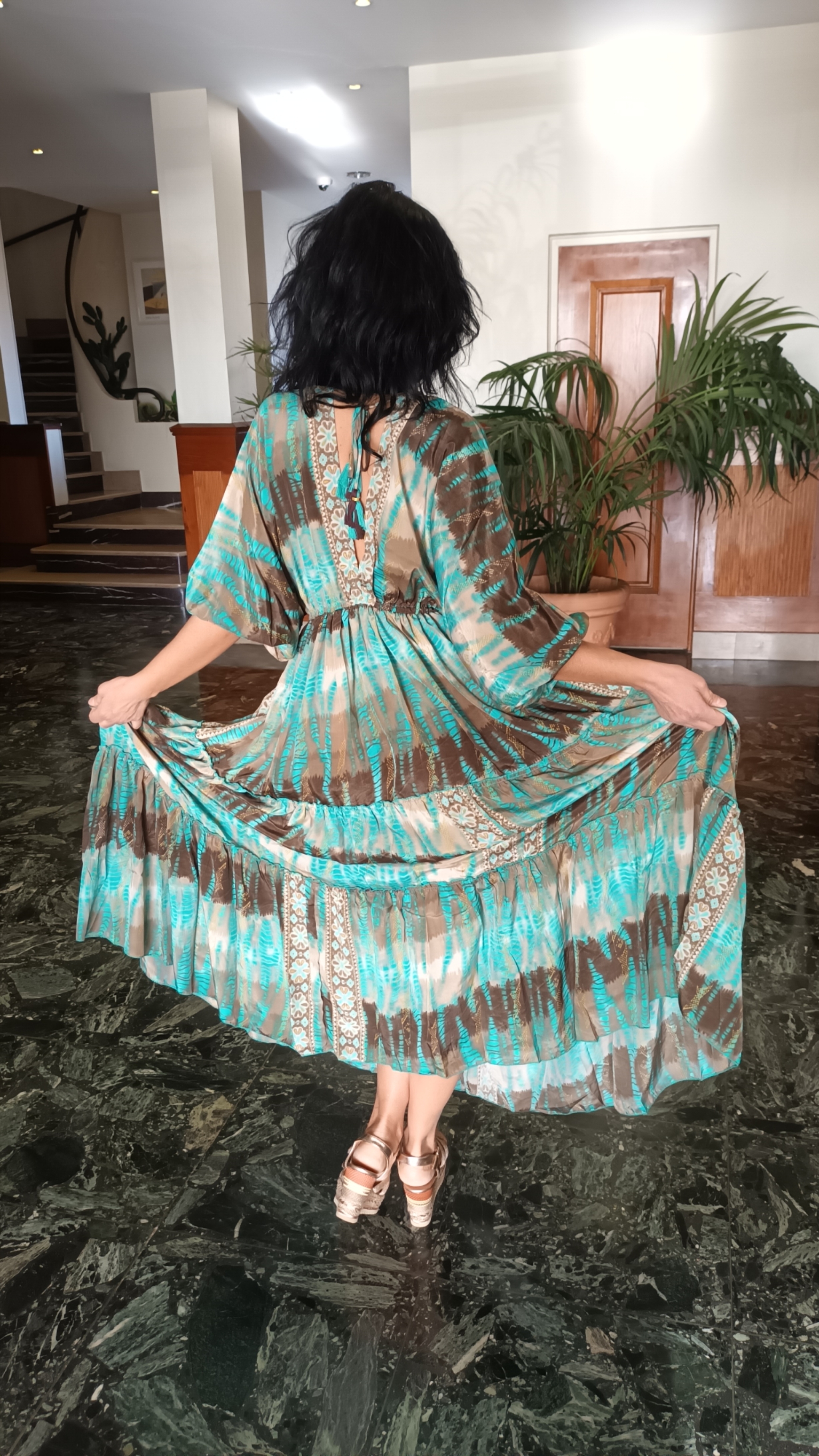 Robe longue Opaline