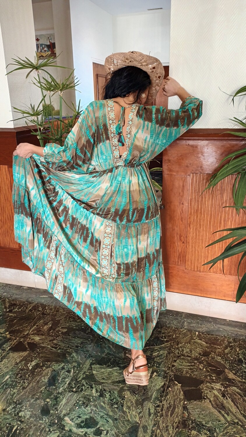 Robe longue Opaline