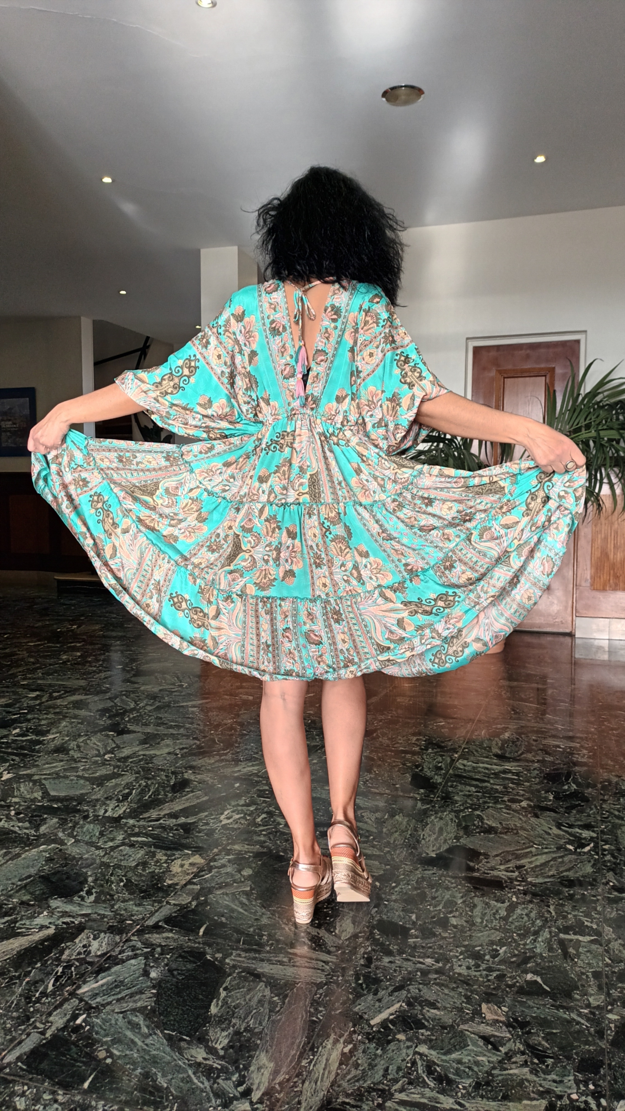 Robe Agathe imprimé fleurs