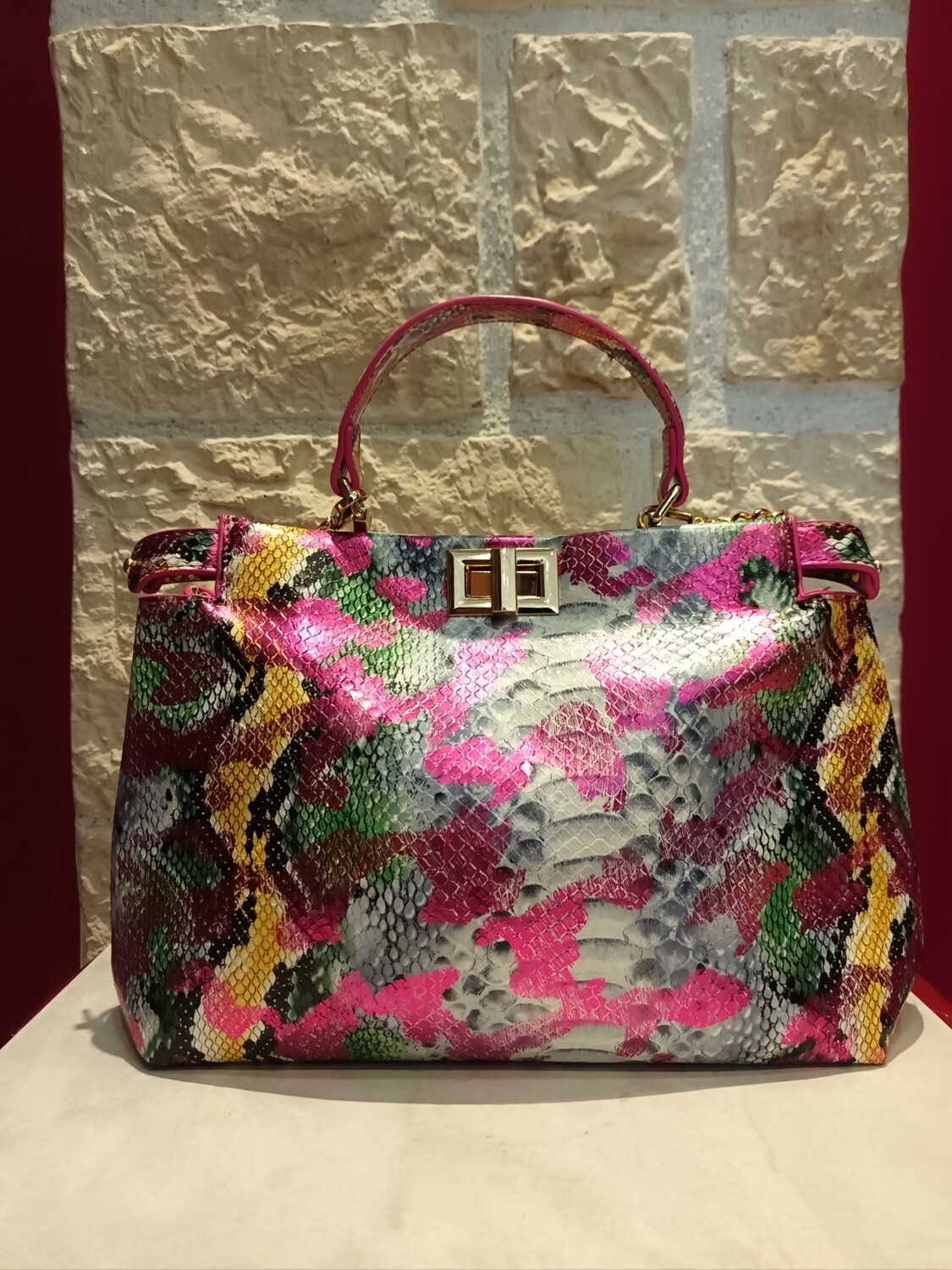 Sac Fashion fuchsia multicolore 